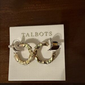 Talbots Gold Hoop Earrings